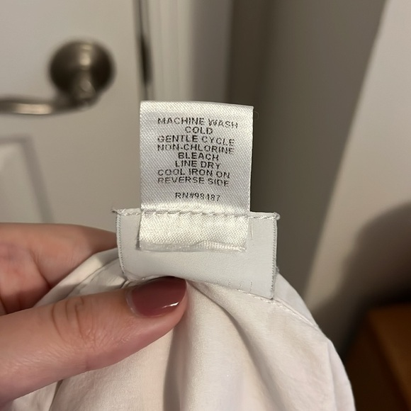 The Look Tie Front Button Down - Picture 8 of 9